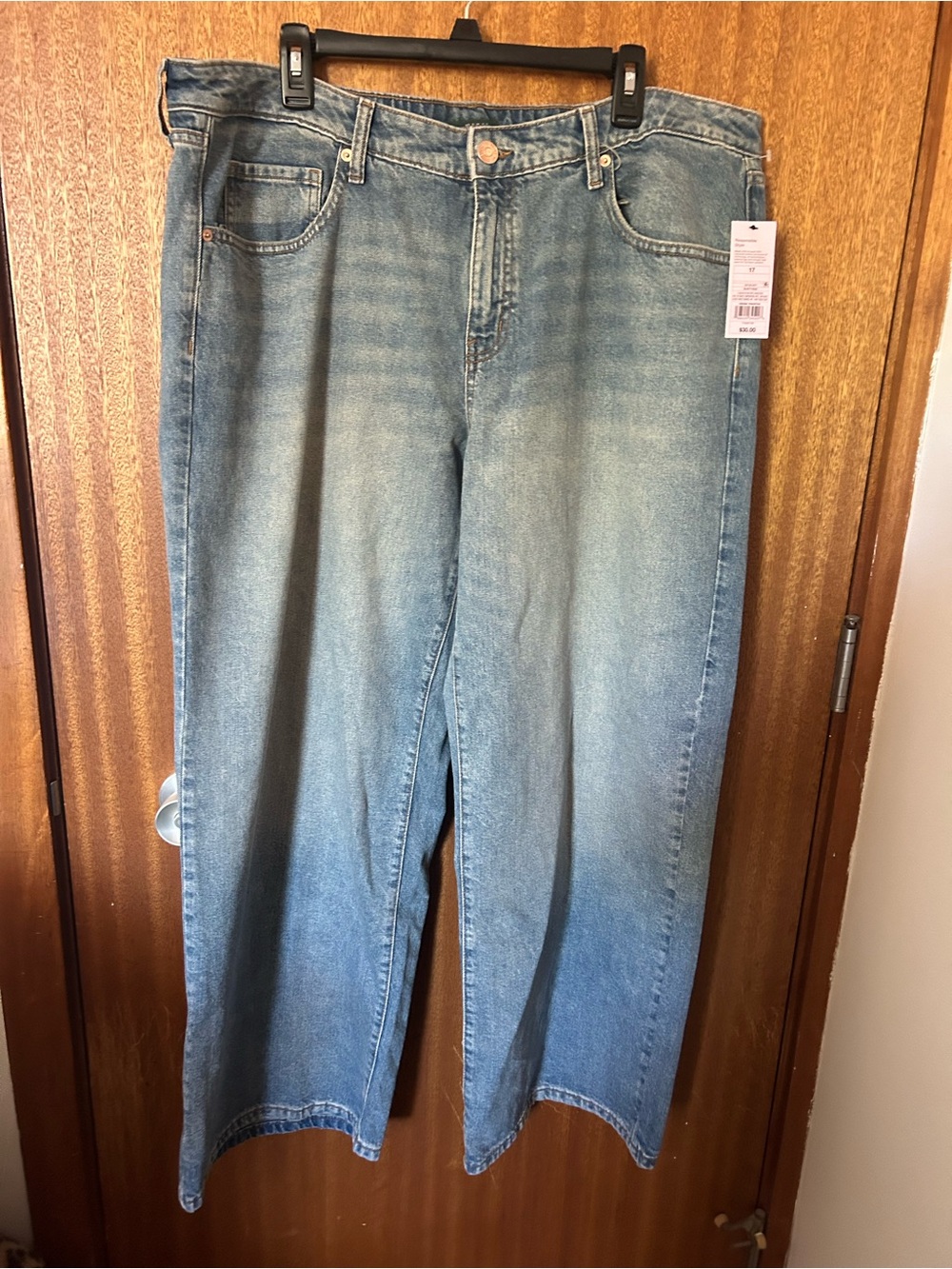 wild fable light blue wide leg denim jeans